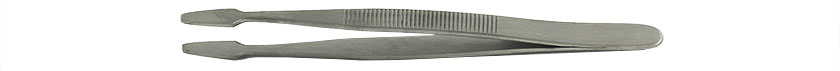Value-Tec 127.MS robuste Pinzette für industrielle Zwecke, Typ 127, flache, lange Spitzen 115 mm, Edelstahl